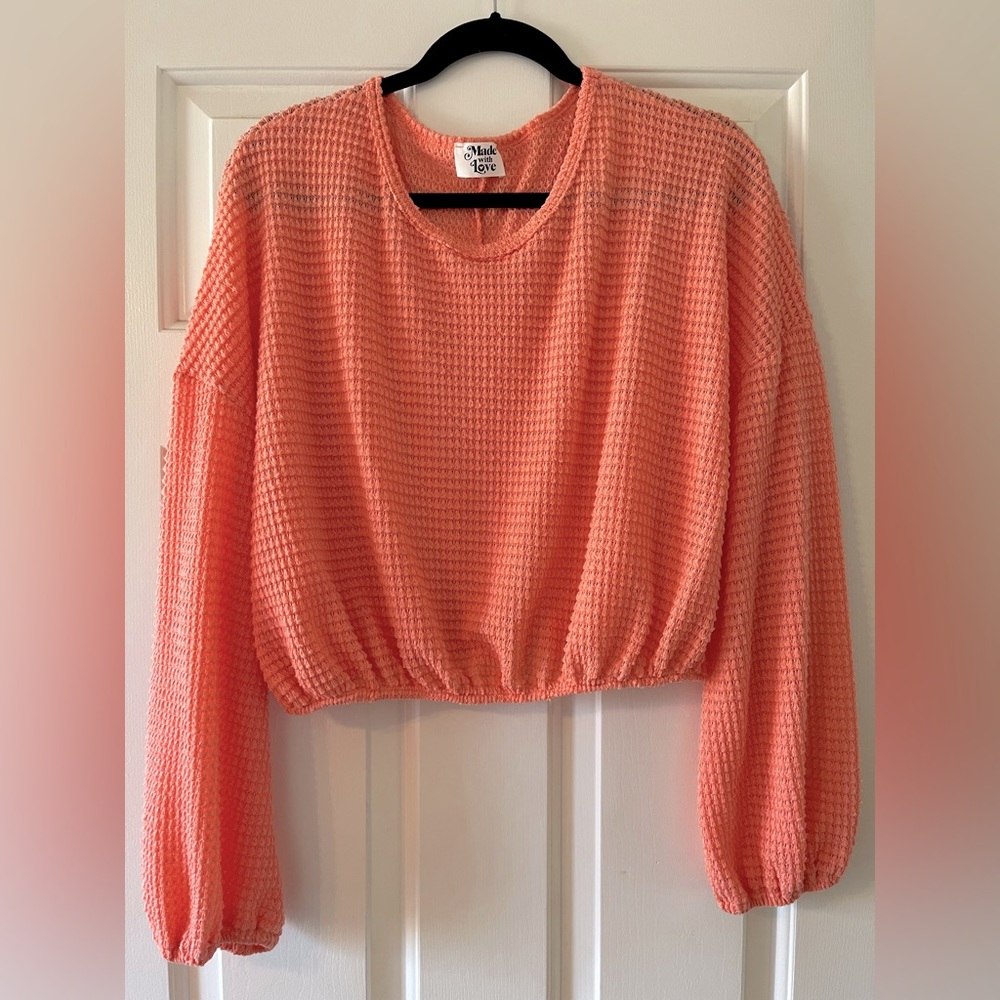 Vici Collection Textured Crop Top